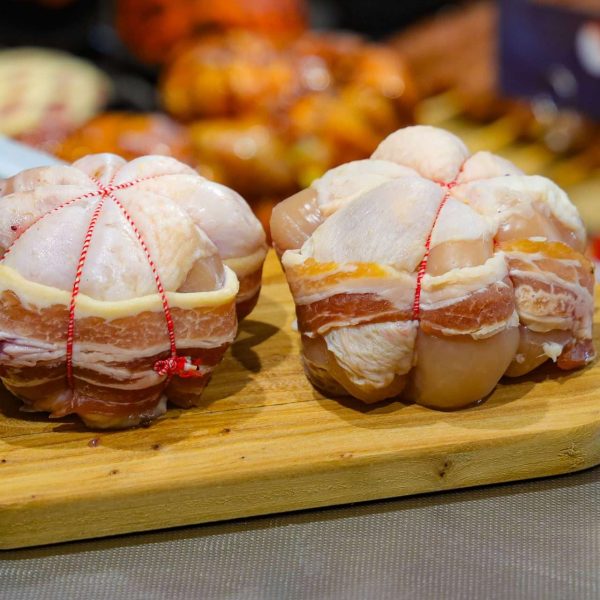 Chicken, Brie & Cranberry Parcels